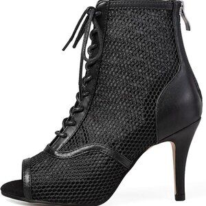 Women's Peep Toe Stiletto Sexy Dance Heels for Summer